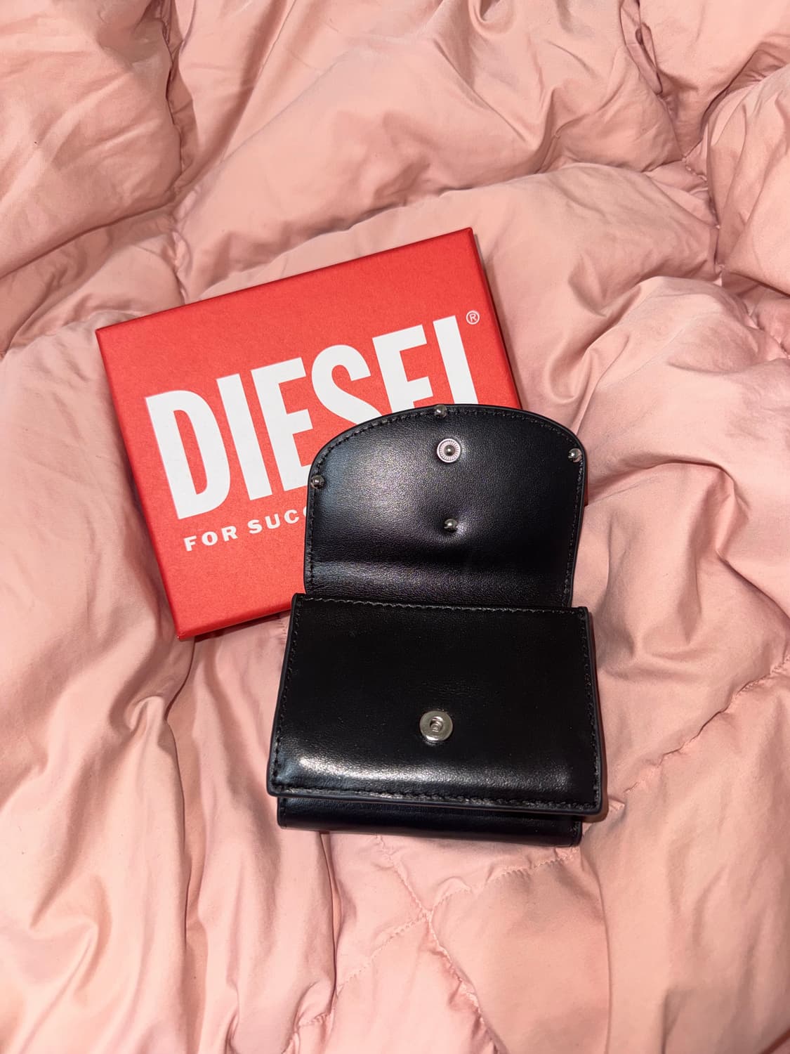 디젤 1DR 트라이폴드 코인 XS li 월렛 블랙 상품이미지2