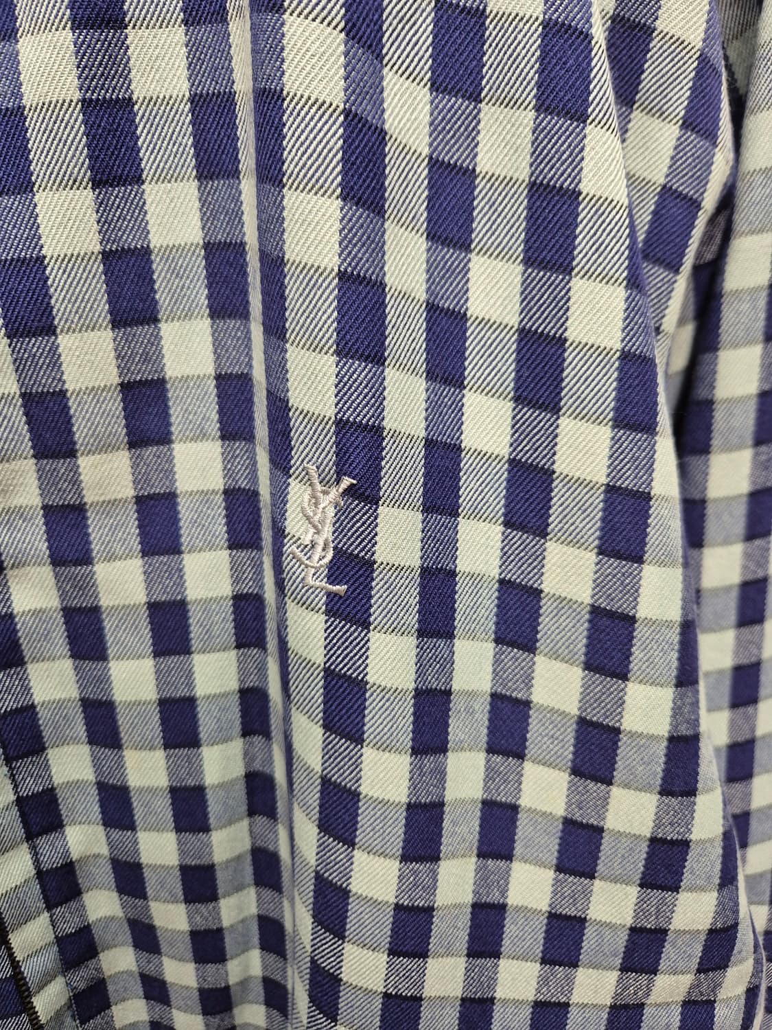 입생로랑 체크블루종 상품이미지2