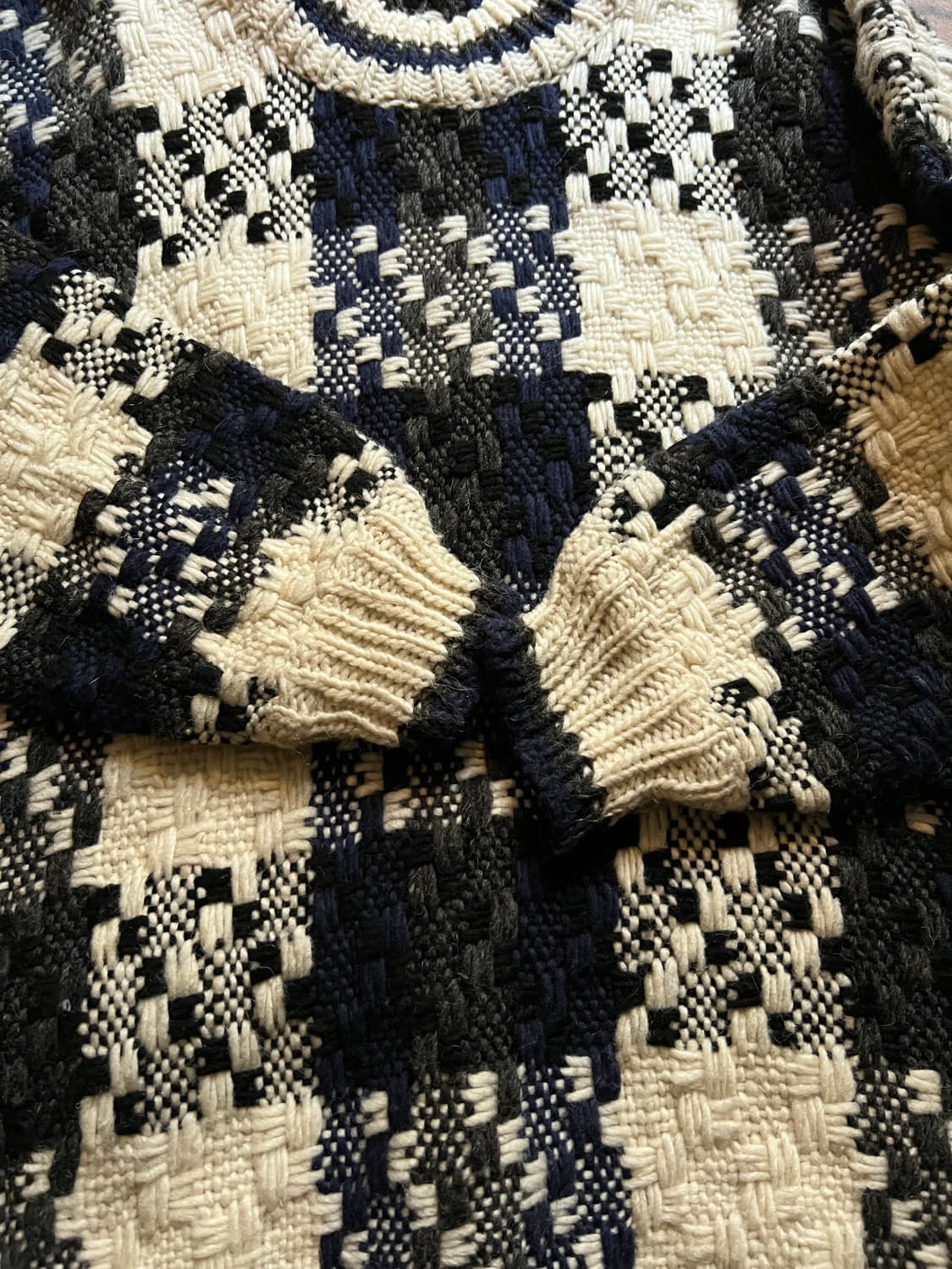 [L]90's 빈티지 핸드메이드 에콰도르 스웨터 상품이미지4