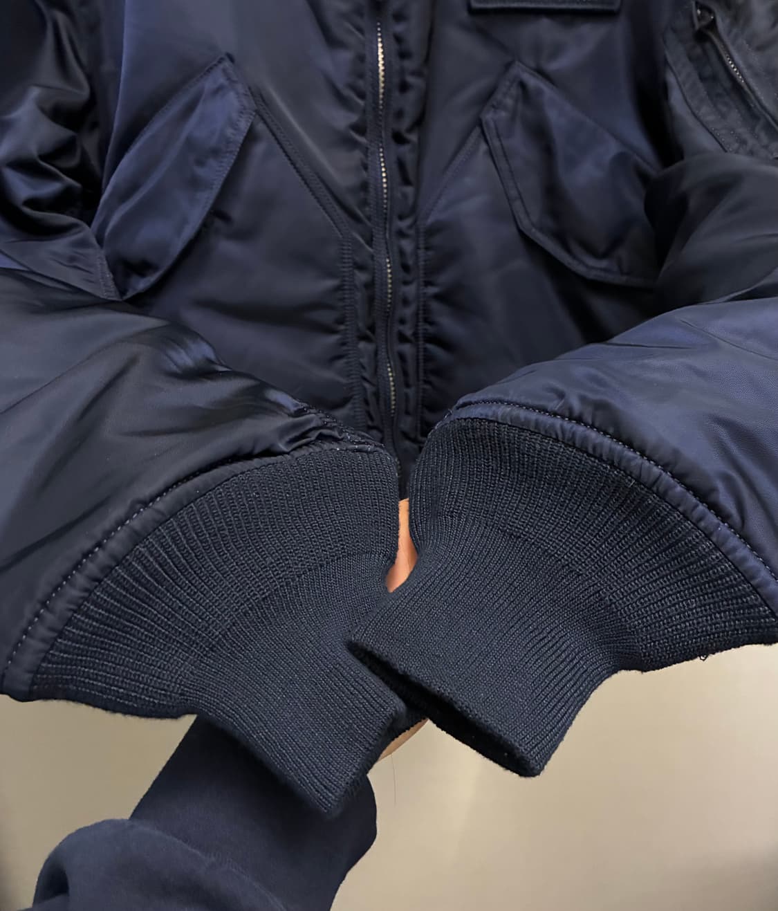 (M/105)알파인더스트리 cwu45 플라이트 항공점퍼 ma1 상품이미지5