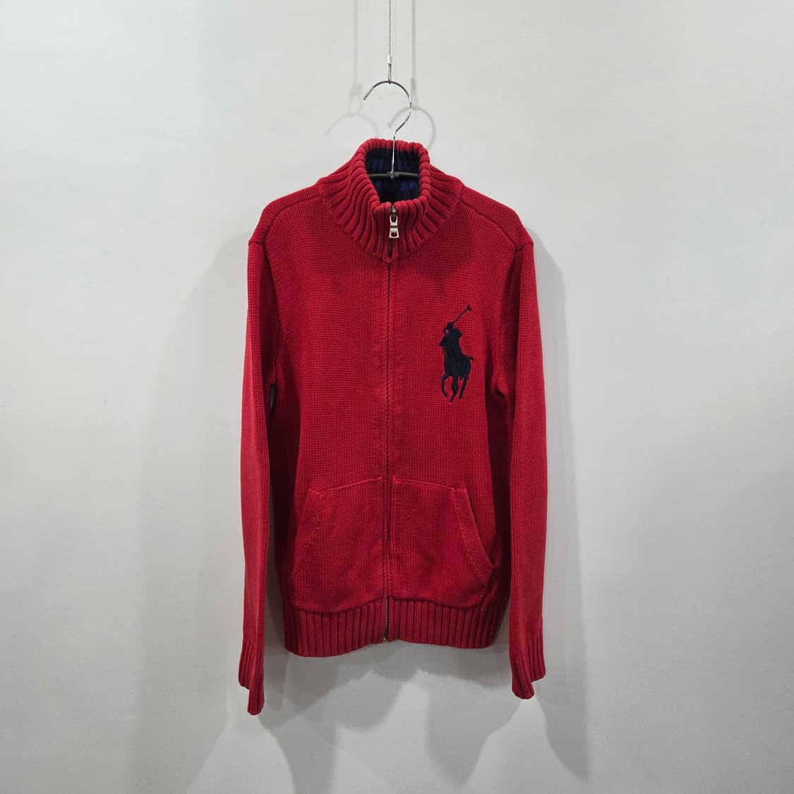 폴로랄프로렌 키즈 빅포니 니트집업 M(10/12) 상품이미지1