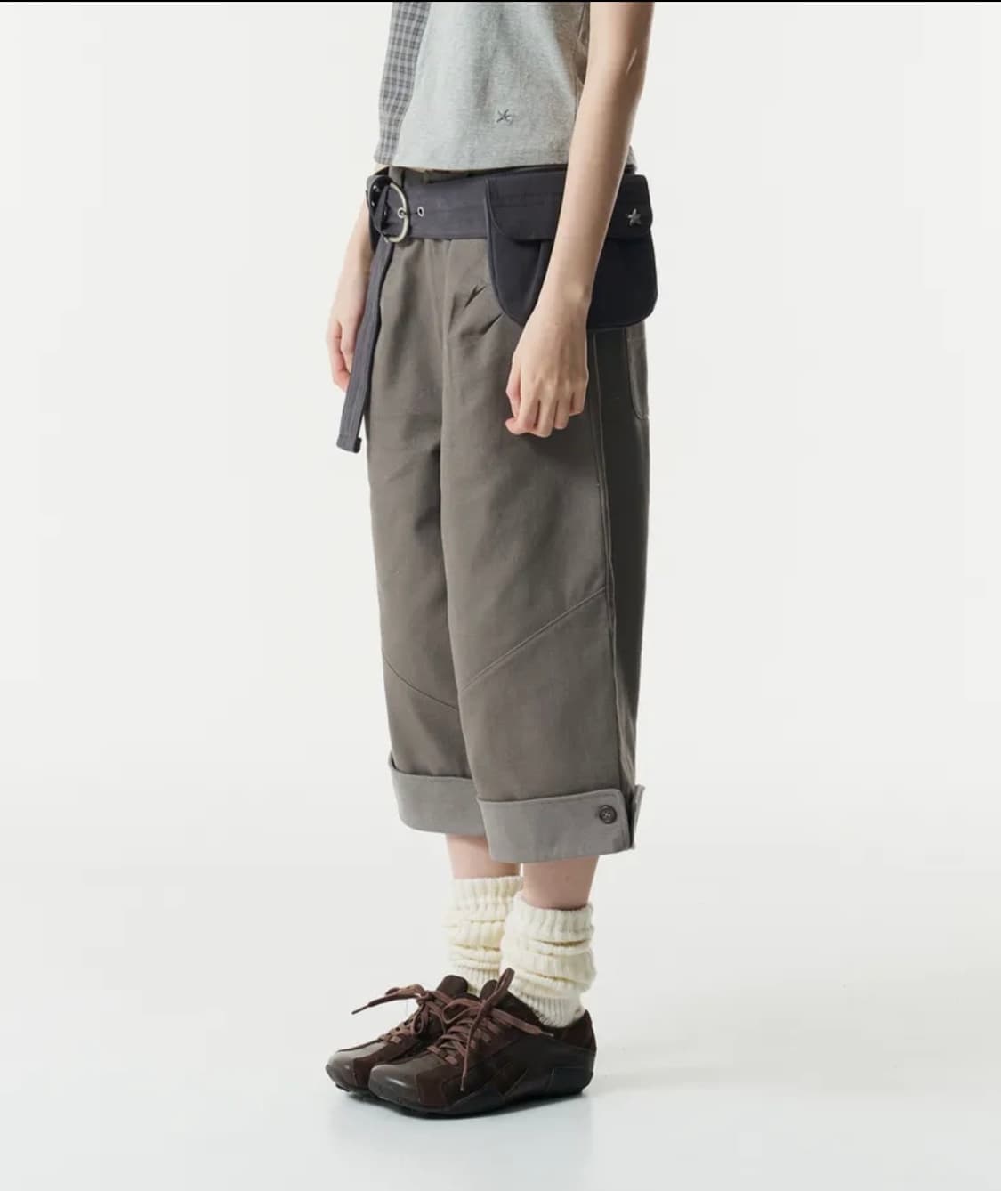 더콜디스트모먼트 더콜디 TCM folding button pants  상품이미지1