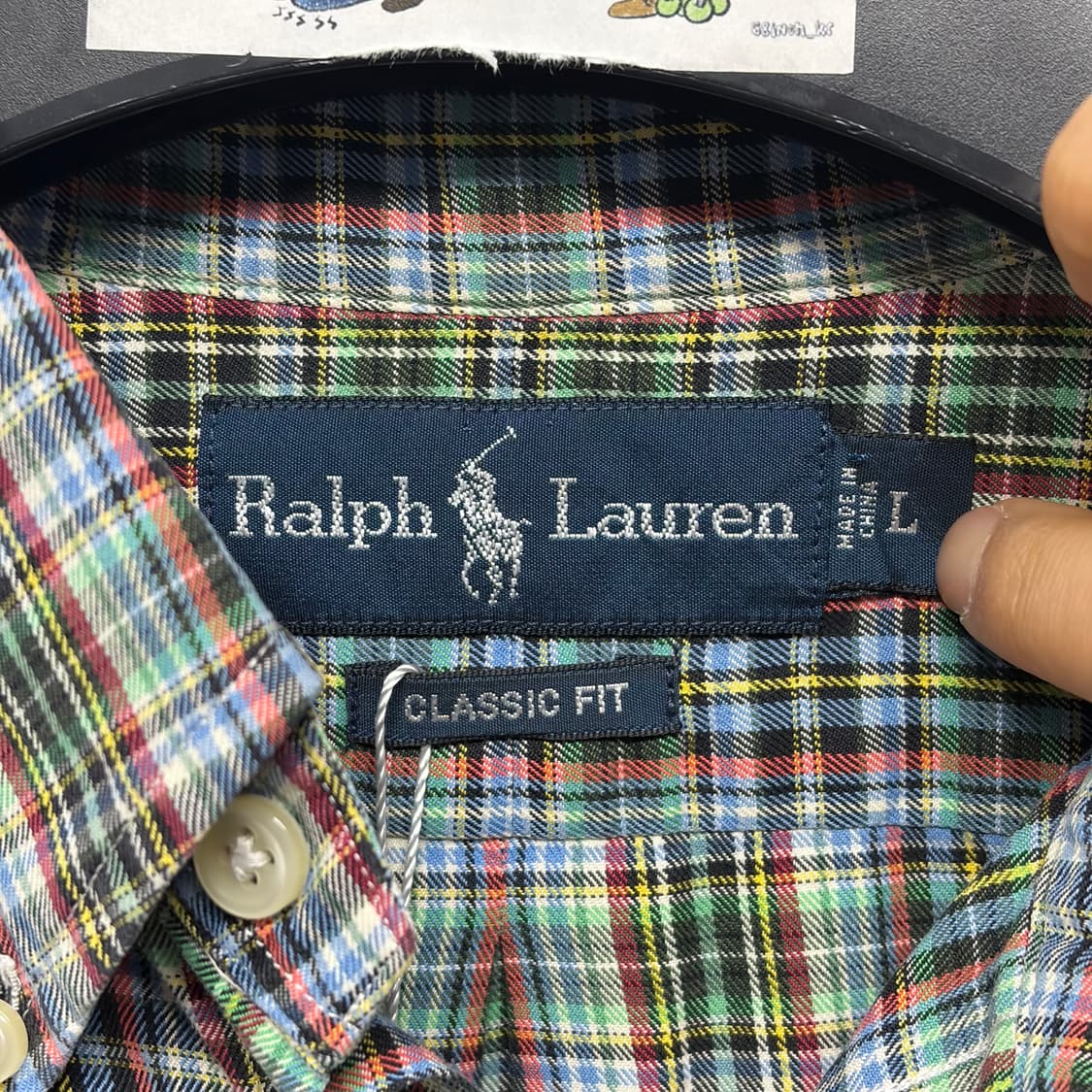 폴로 랄프로렌 체크 셔츠 42 상품이미지4