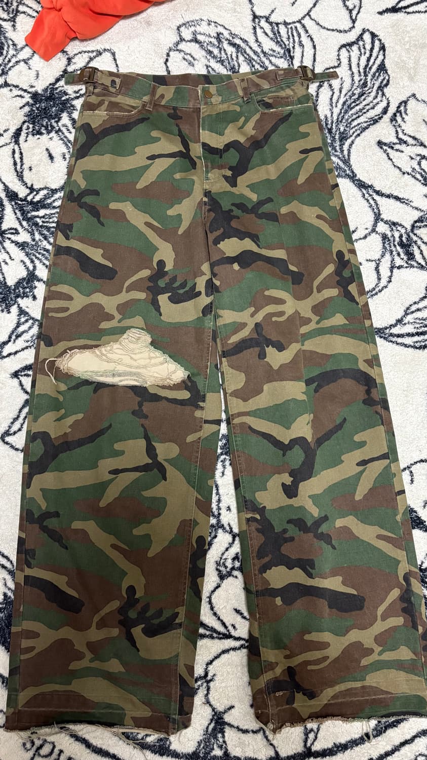 에모스탠스클럽 카모 베기팬츠 상품이미지1