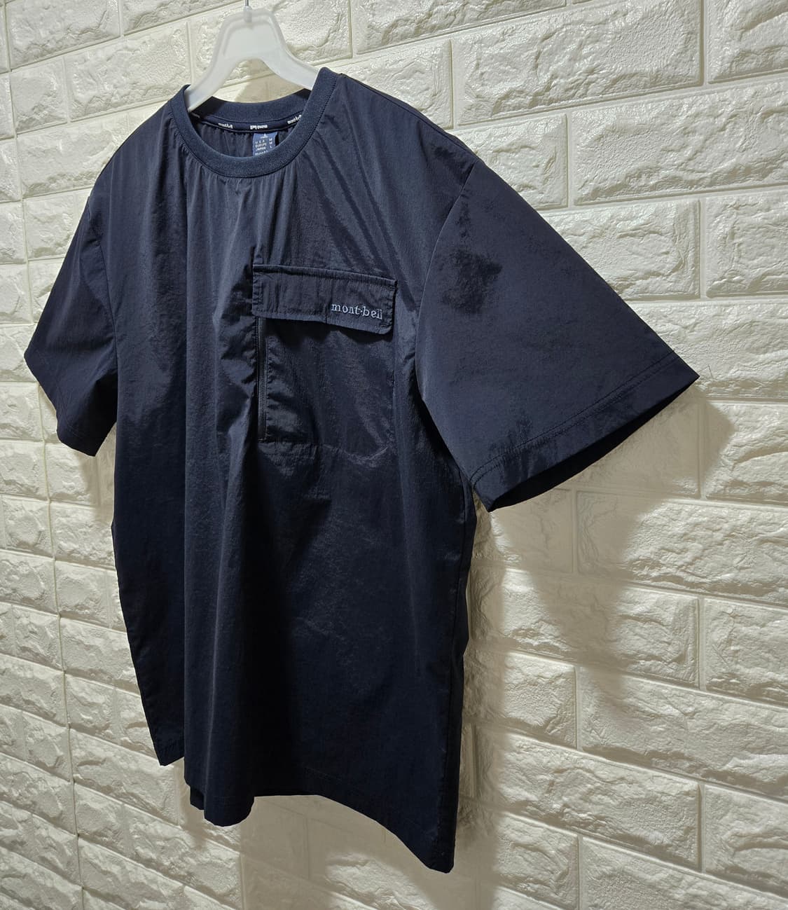 거의새것/ 몽벨 유니 엑티브 우븐 포켓 반팔티 100 상품이미지3