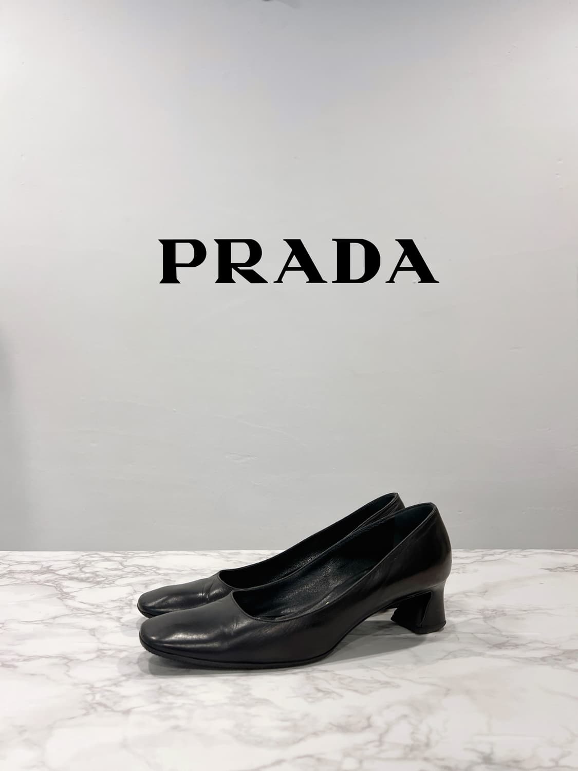 PRADA 여성 블랙 정장 구두 상품이미지1