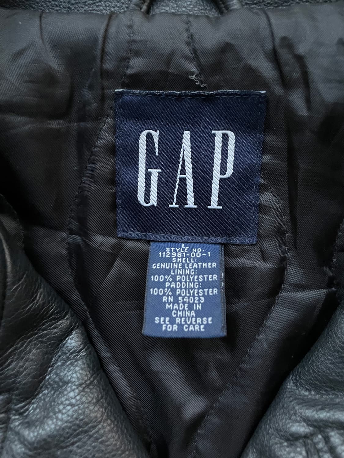 90s 올드갭 레더 카코트 gap carcoat 상품이미지4
