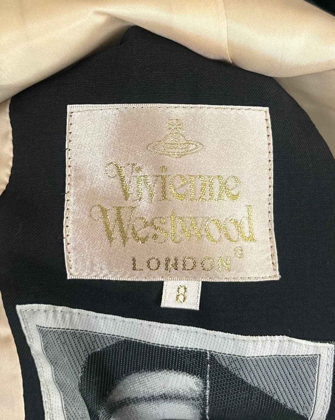 비비안웨스트우드 골드라벨 라펠카라 블랙 블레이저 상품이미지7