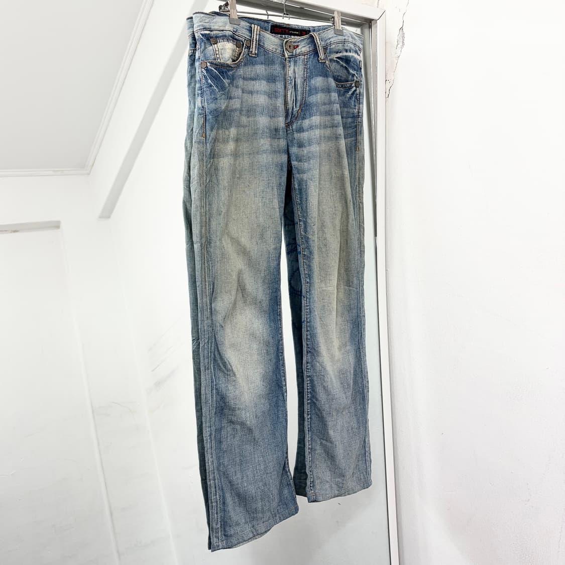 Sixty 플라워 엠브로이더리 데님 팬츠 상품이미지5