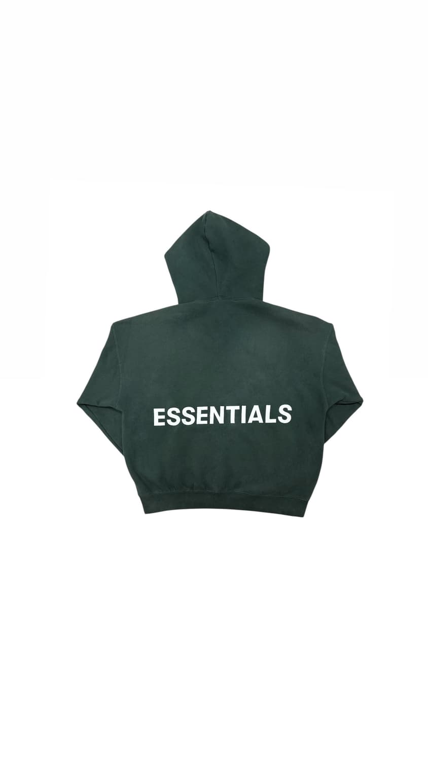 에센셜 초판 18fw 백로고 후드티 상품이미지1