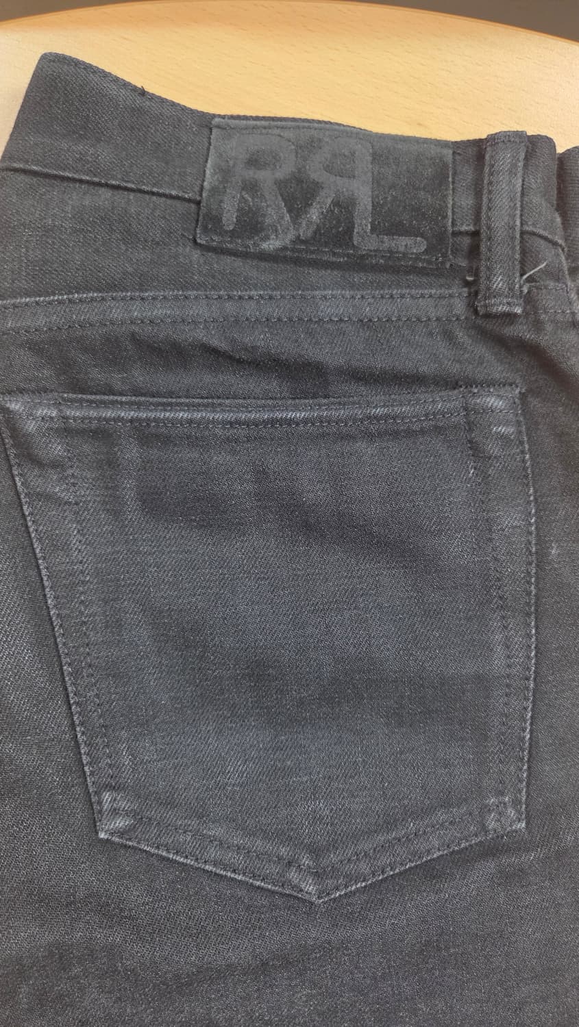 더블알엘 RRL 블랙 셀비지 데님(30) 상품이미지4