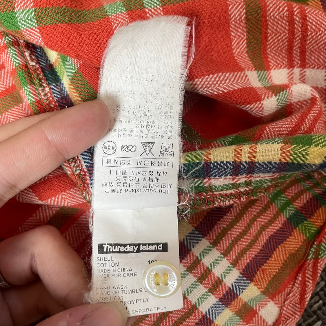 써스데이아일랜드 웨스턴 체크 더블포켓 셔츠 105 상품이미지7