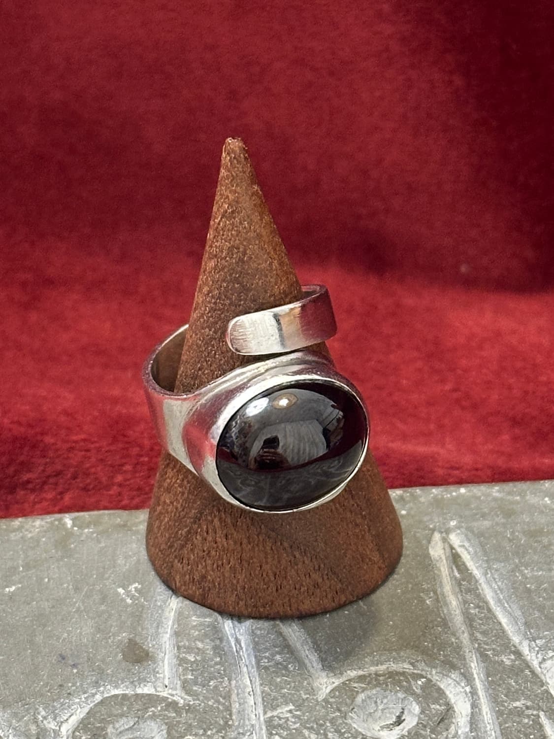 Vintage onyx 925silver ring🐧🐦‍🔥🦚 상품이미지6