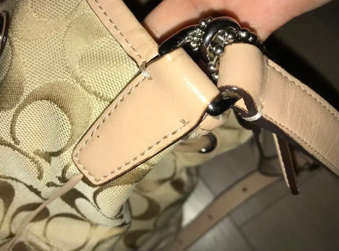 코치 핑크 갸루백 핀터깔  상품이미지3