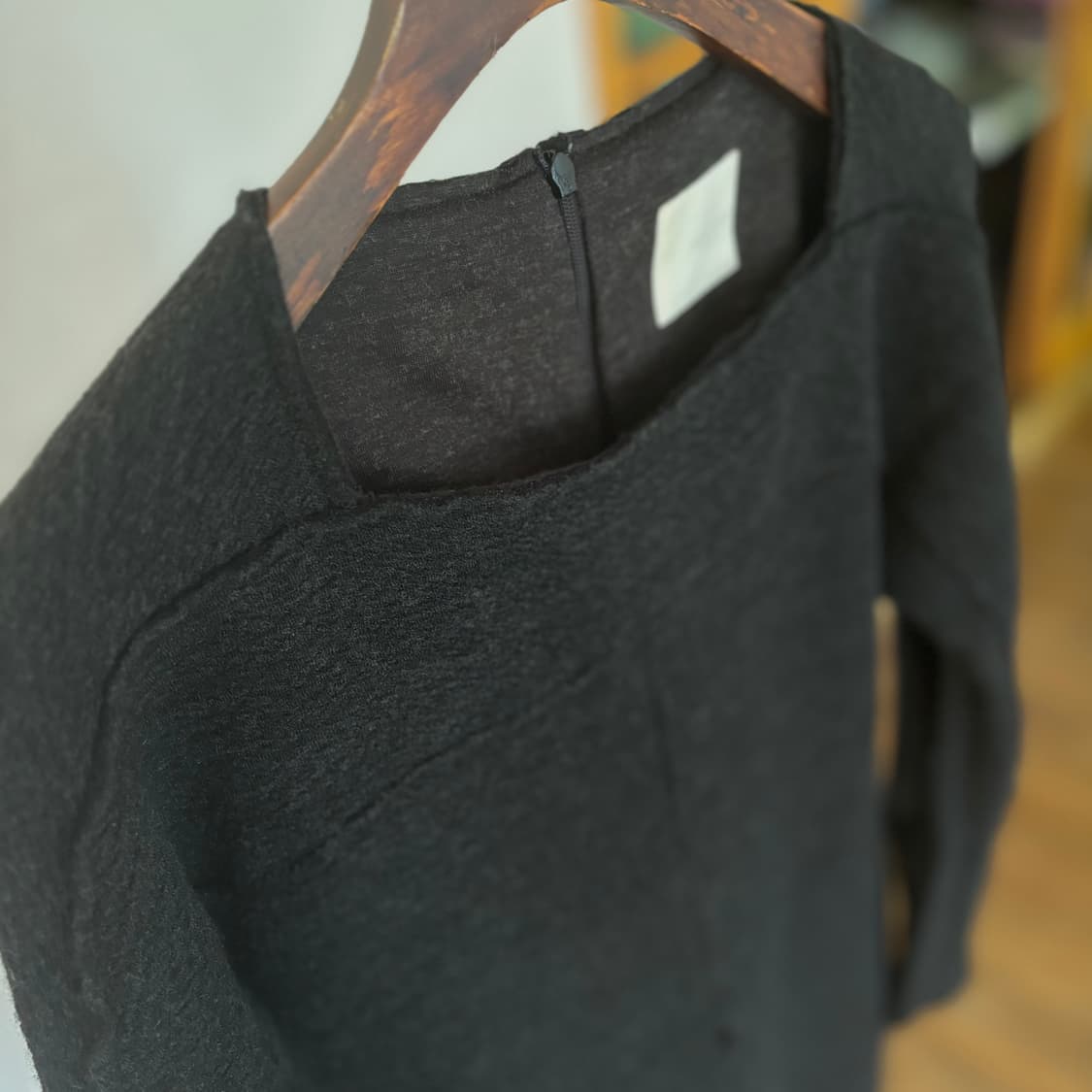 KUHO 구호 원피스 85 투톤 미니멀 슬림 실루엣 입체 상품이미지9