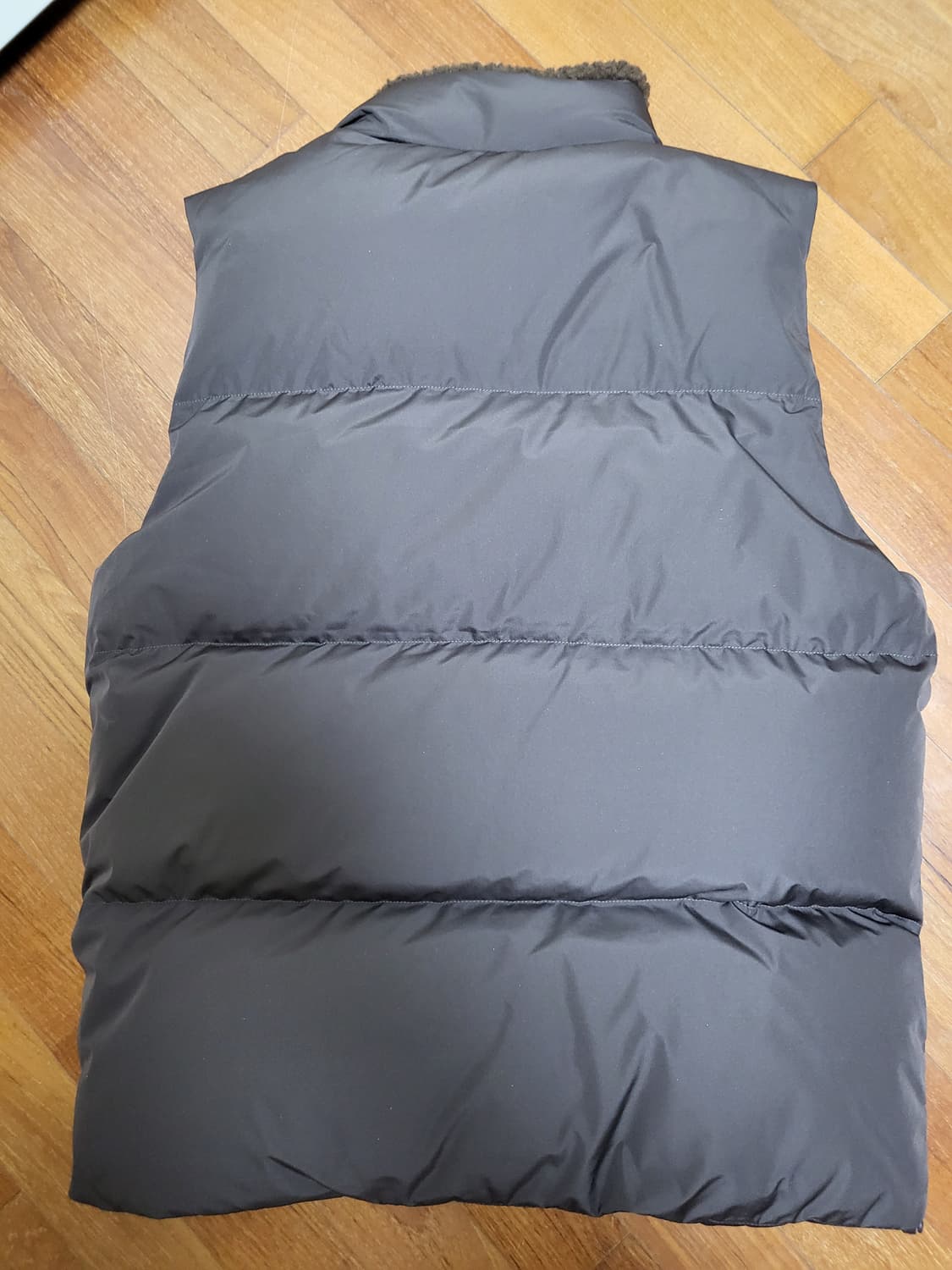 캉골 클럽 다운 베스트 패딩 조끼 6115 브라운 L 상품이미지3