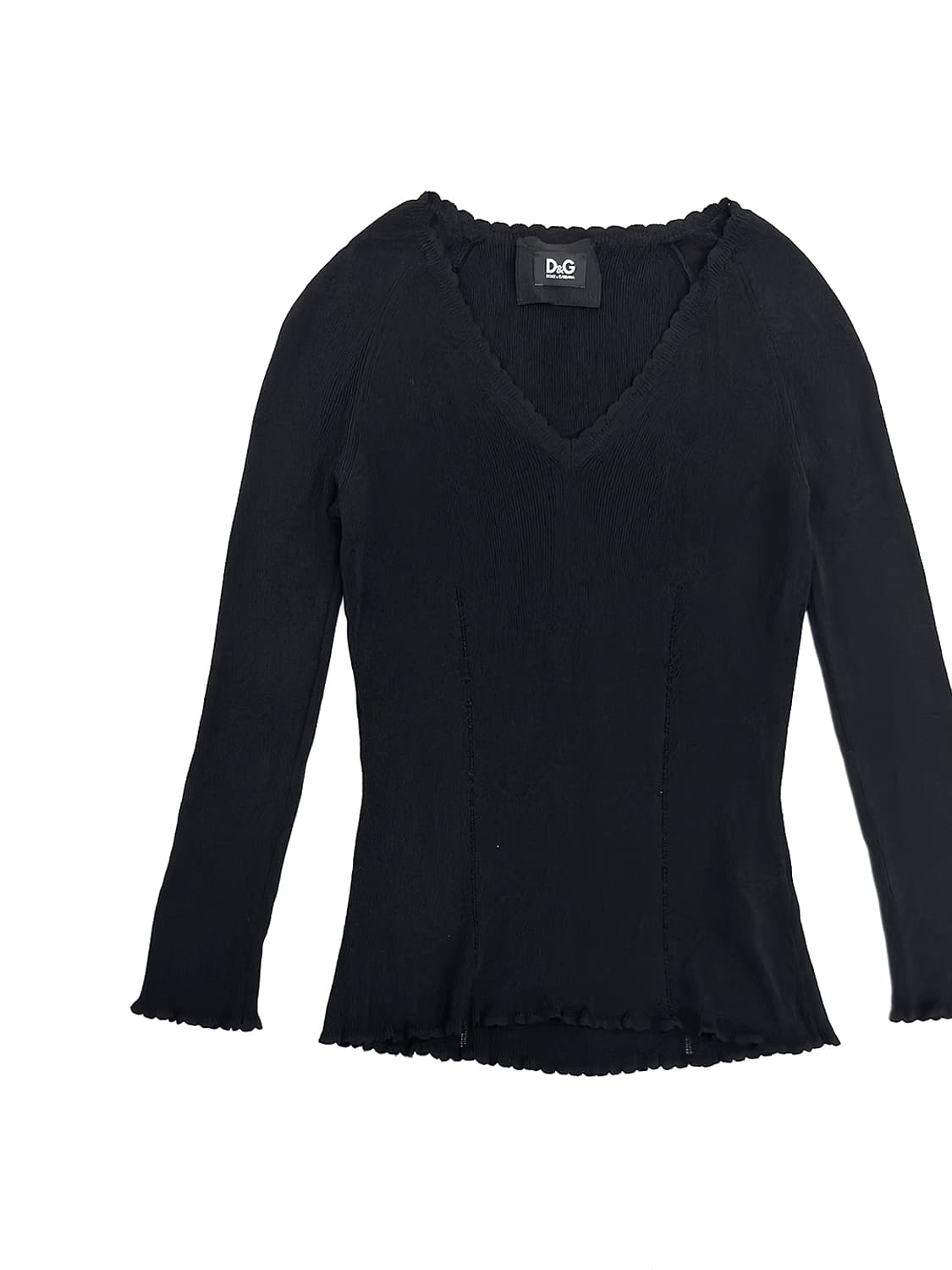 Dolce&Gabbana Scallop V-Neck Knit/ 40 상품이미지3