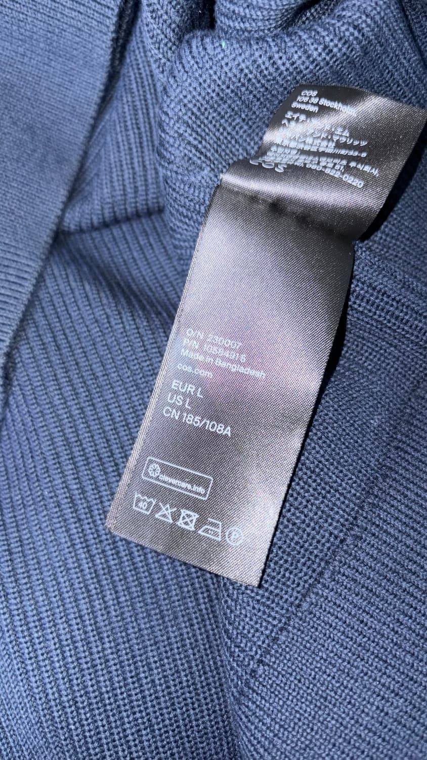 COS 코튼 스웨터 라이트그린 (L 사이즈) 상품이미지4