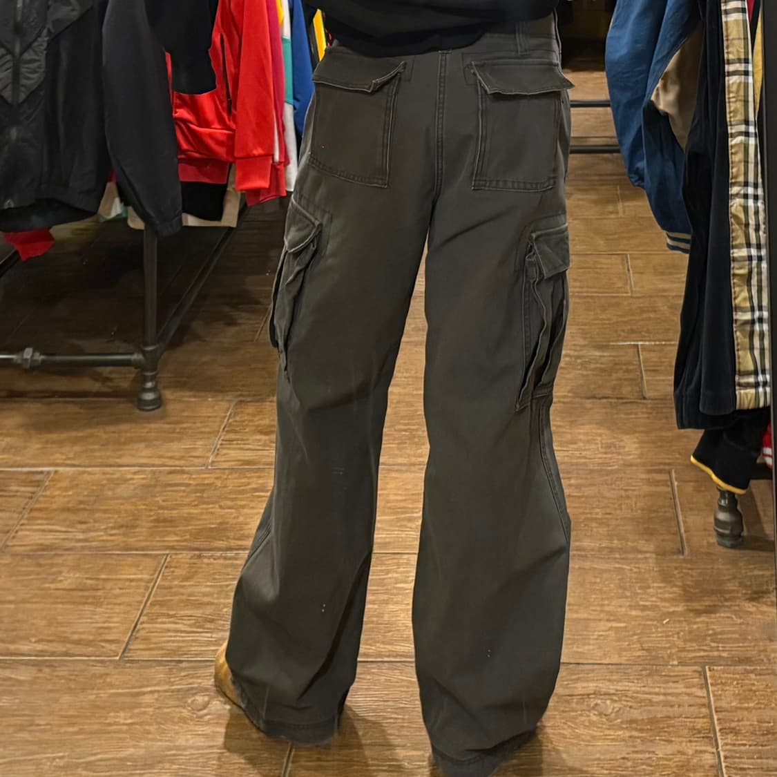 [HI] VTG 빈티지 데님 카고팬츠 진그레이 상품이미지5