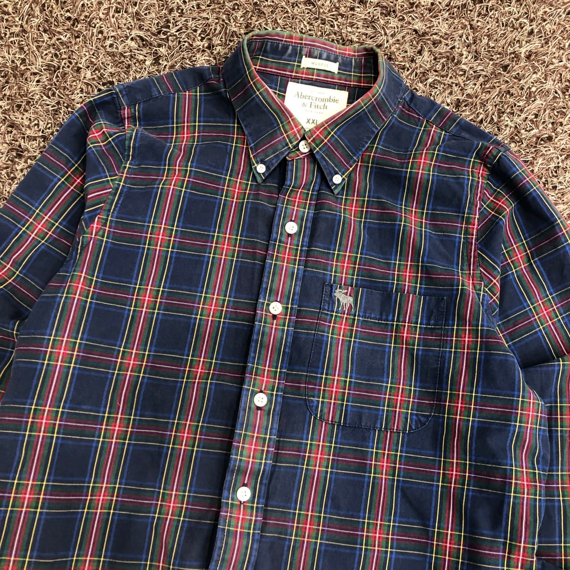 아베크롬비 체크 셔츠 상품이미지3