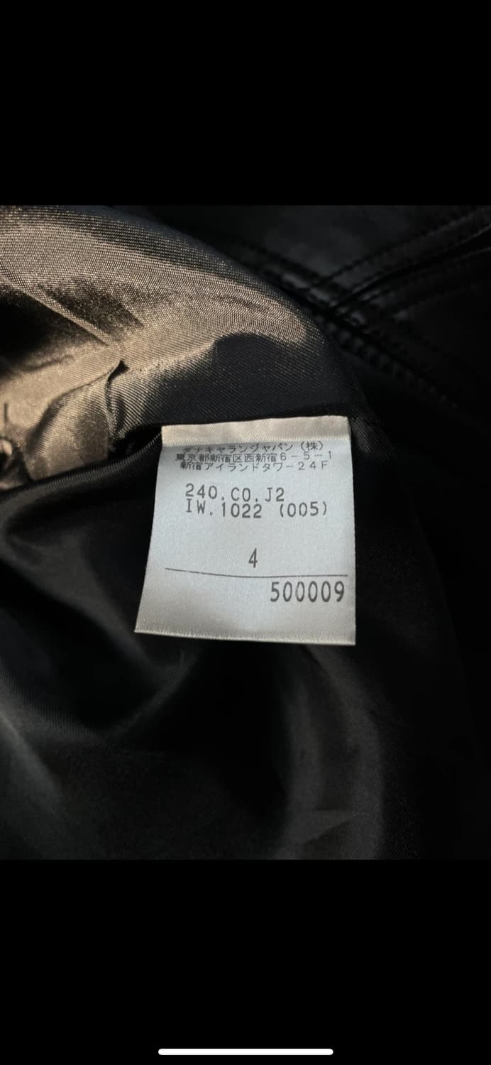 DKNY 양가죽 집업 코트 상품이미지5