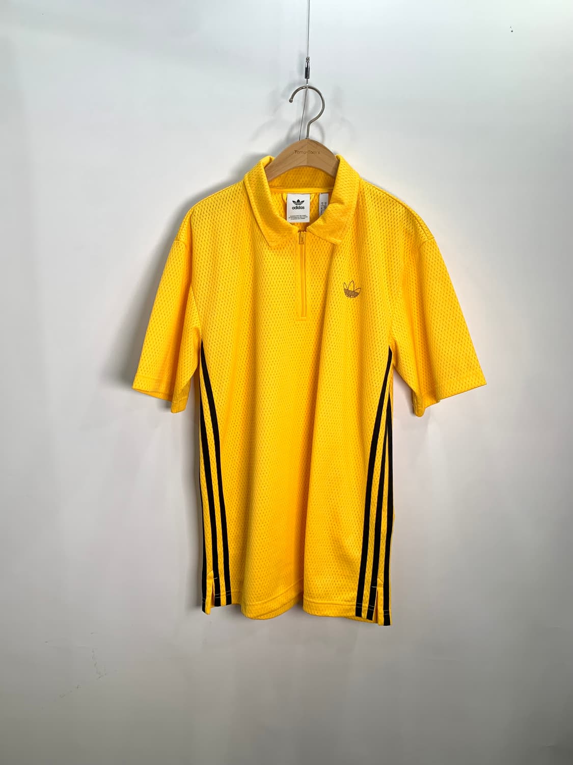아디다스 옐로우 메쉬 반팔 상품이미지1
