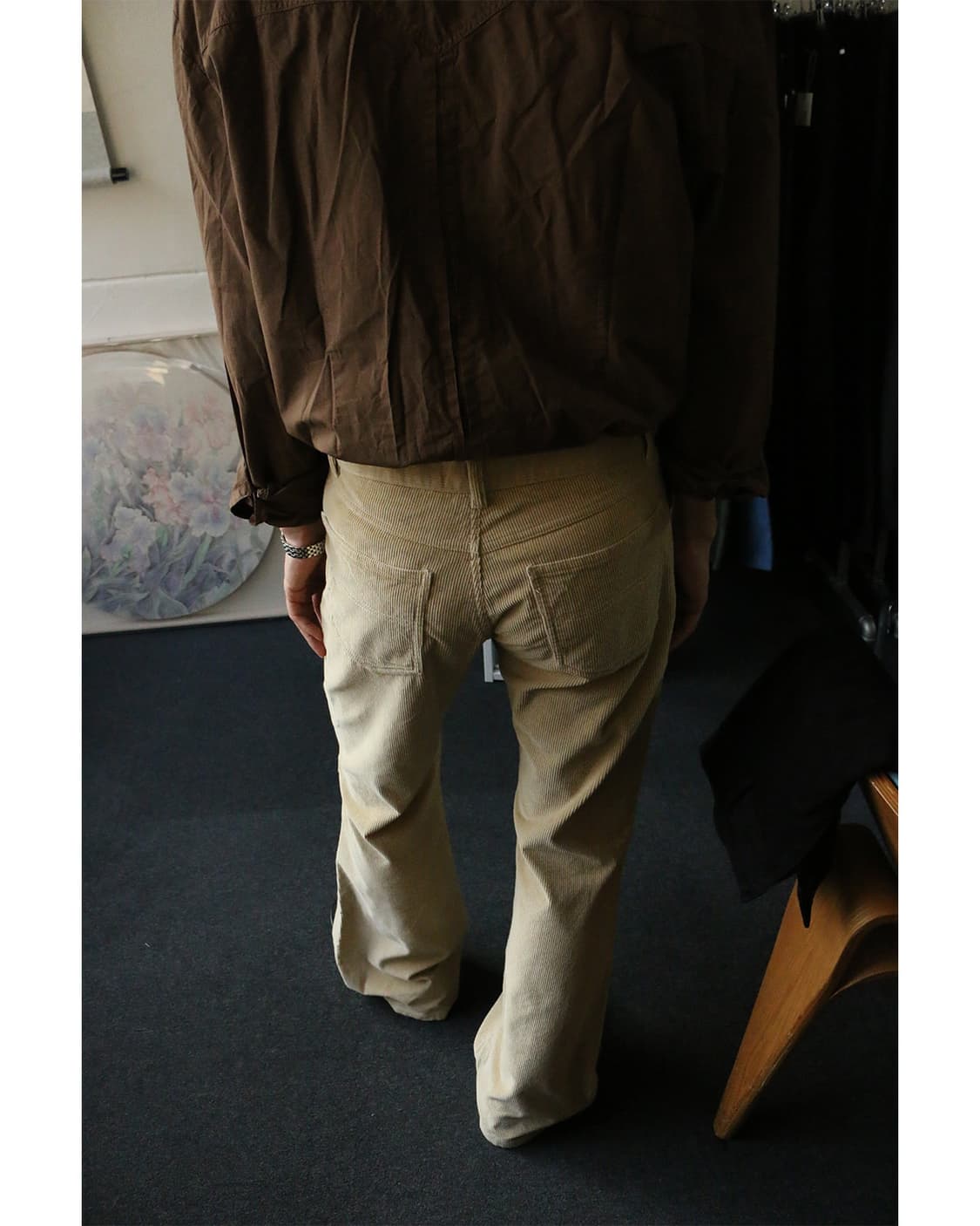 캐서린 햄넷 코듀로이 부츠컷 팬츠 상품이미지3