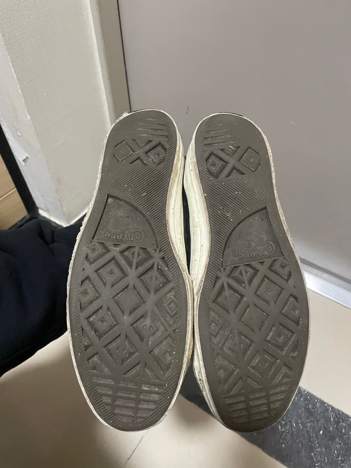 컨버스 원스타 로우 레더 블랙 280 상품이미지3