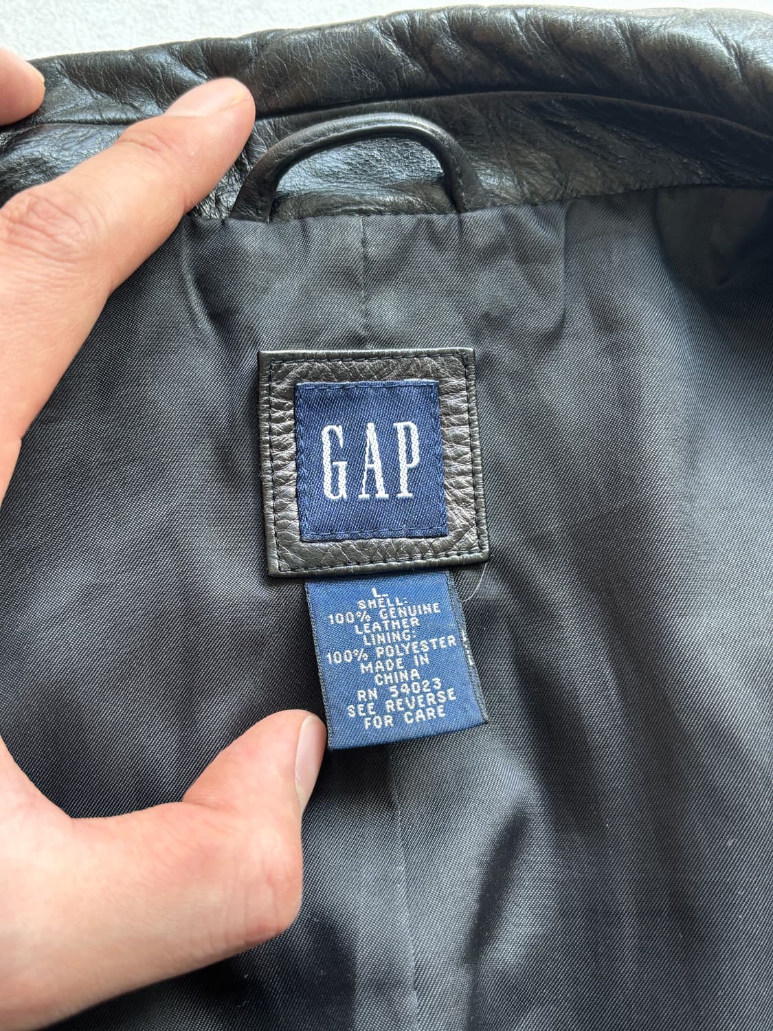 Old GAP 레더 블레이저 L 카코트st 상품이미지5