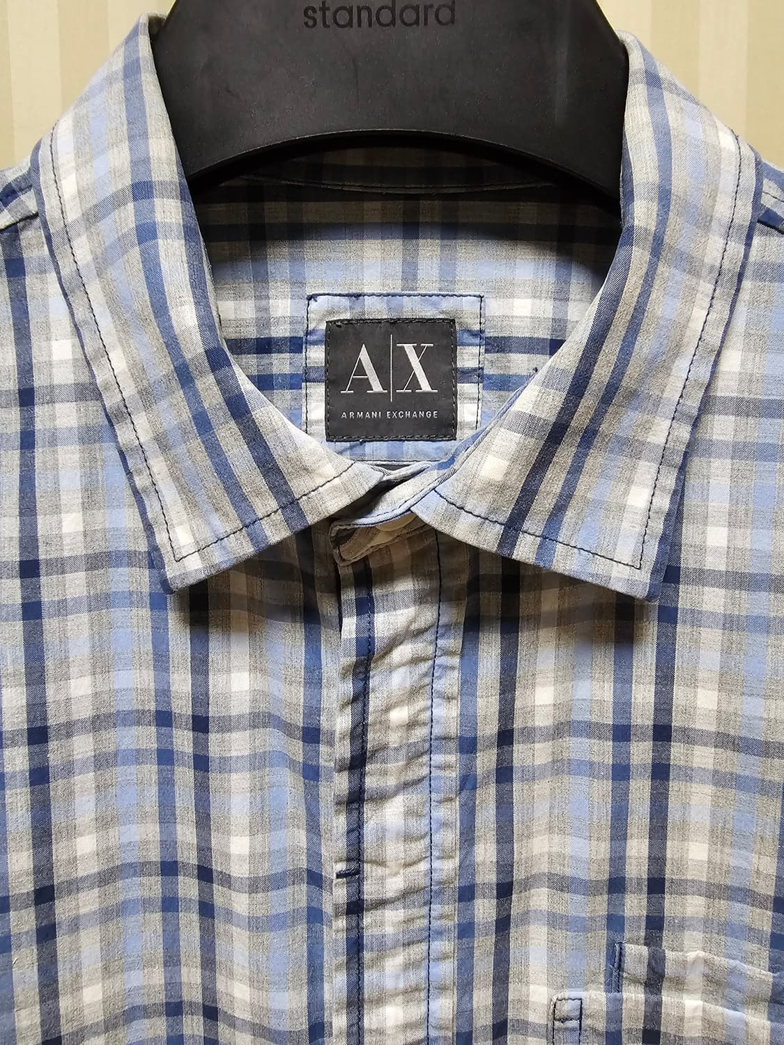 아르마니 셔츠 코튼 M 상품이미지3