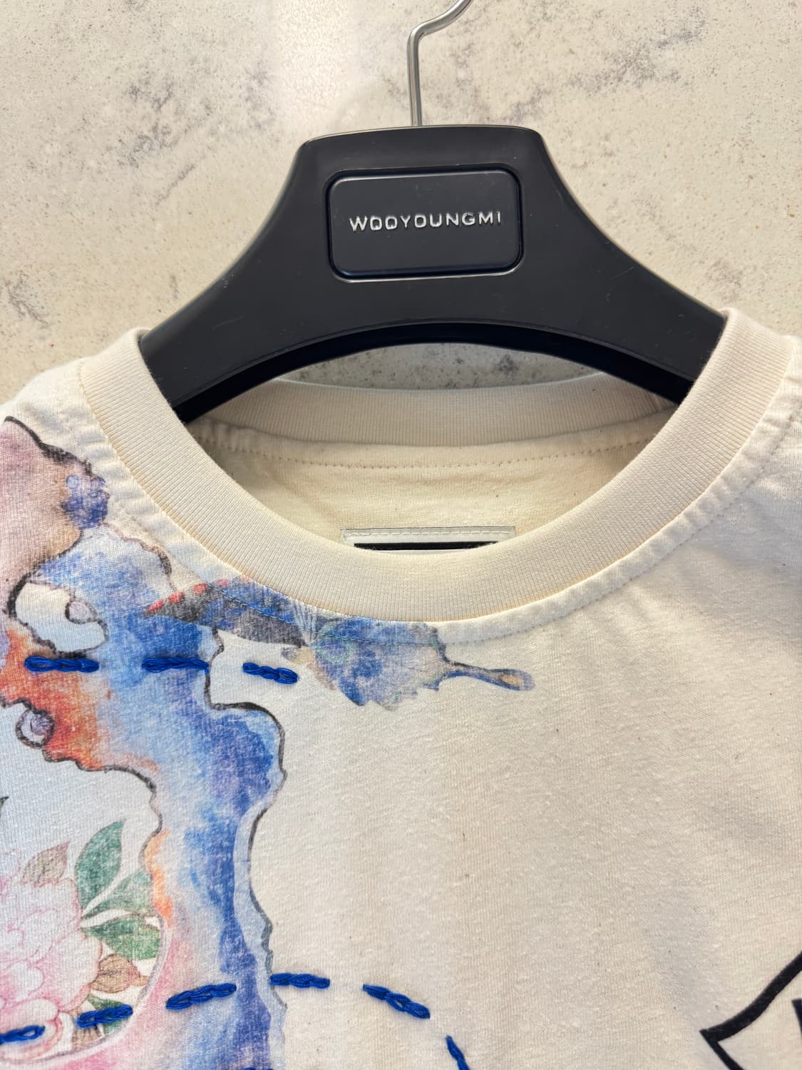 [새제품] 우영미 25ss 아이보리 그래픽 티셔츠 48 상품이미지7