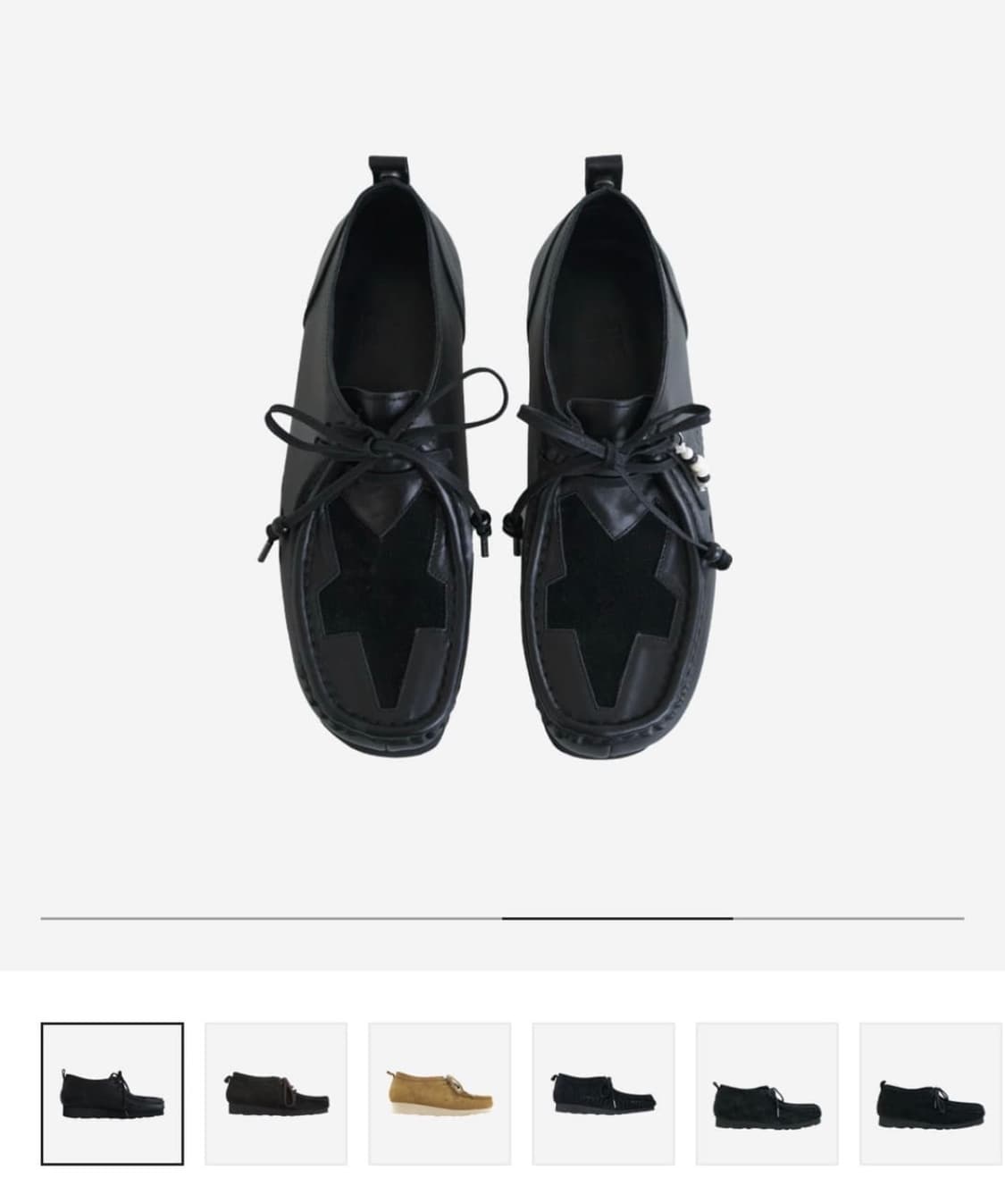 폴리테루 왈라비 슈즈 스타 레더 블랙 [1] 상품이미지1