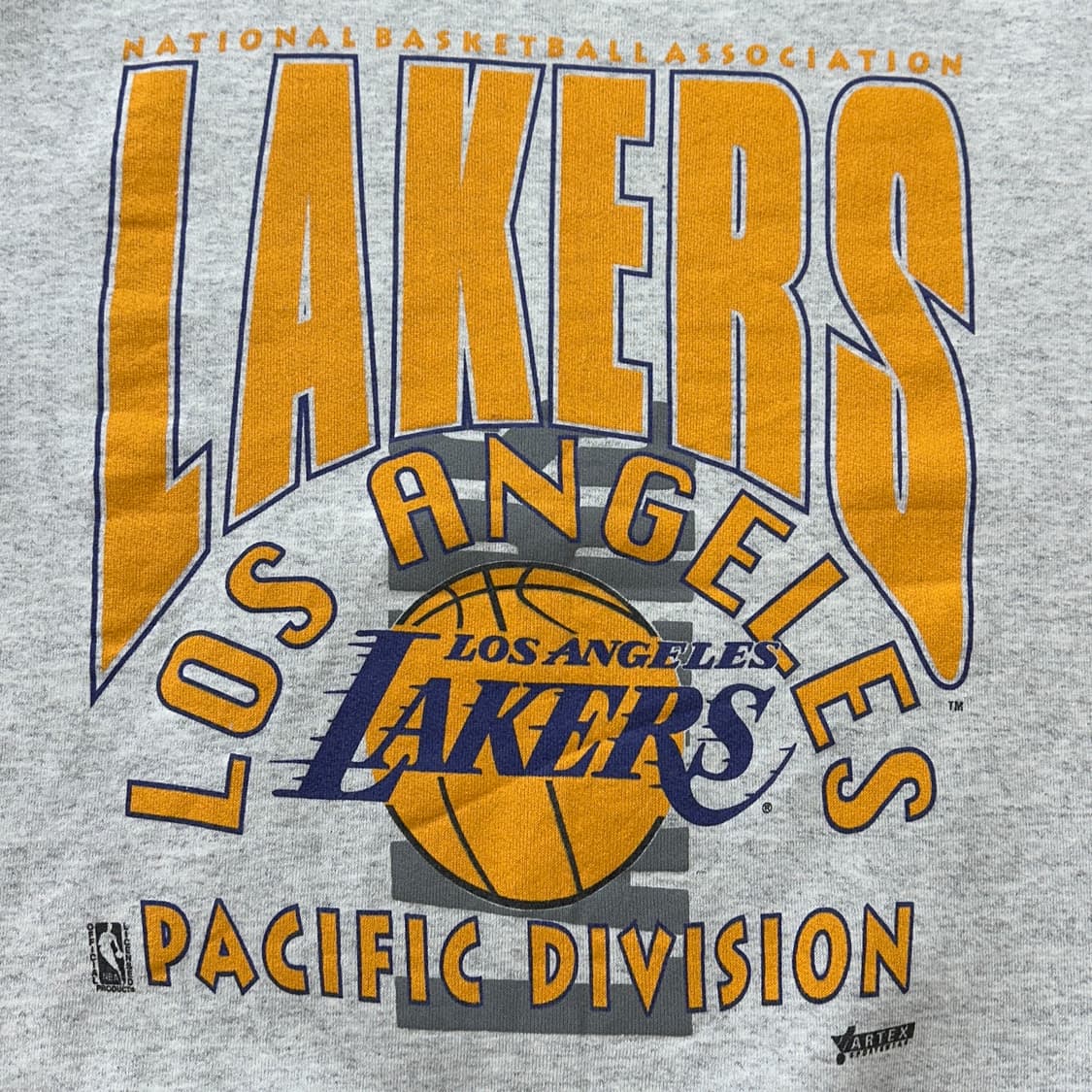 90s USA LA 레이커스 빈티지 스웻셔츠 M 상품이미지3