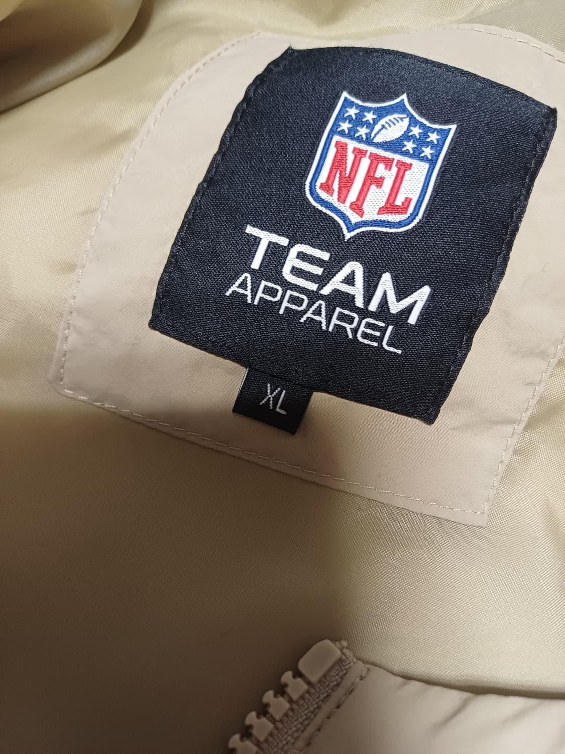 NFL TEAM APPAREL 베이지 넥리스 다운 재킷 XL (Duck 상품이미지5