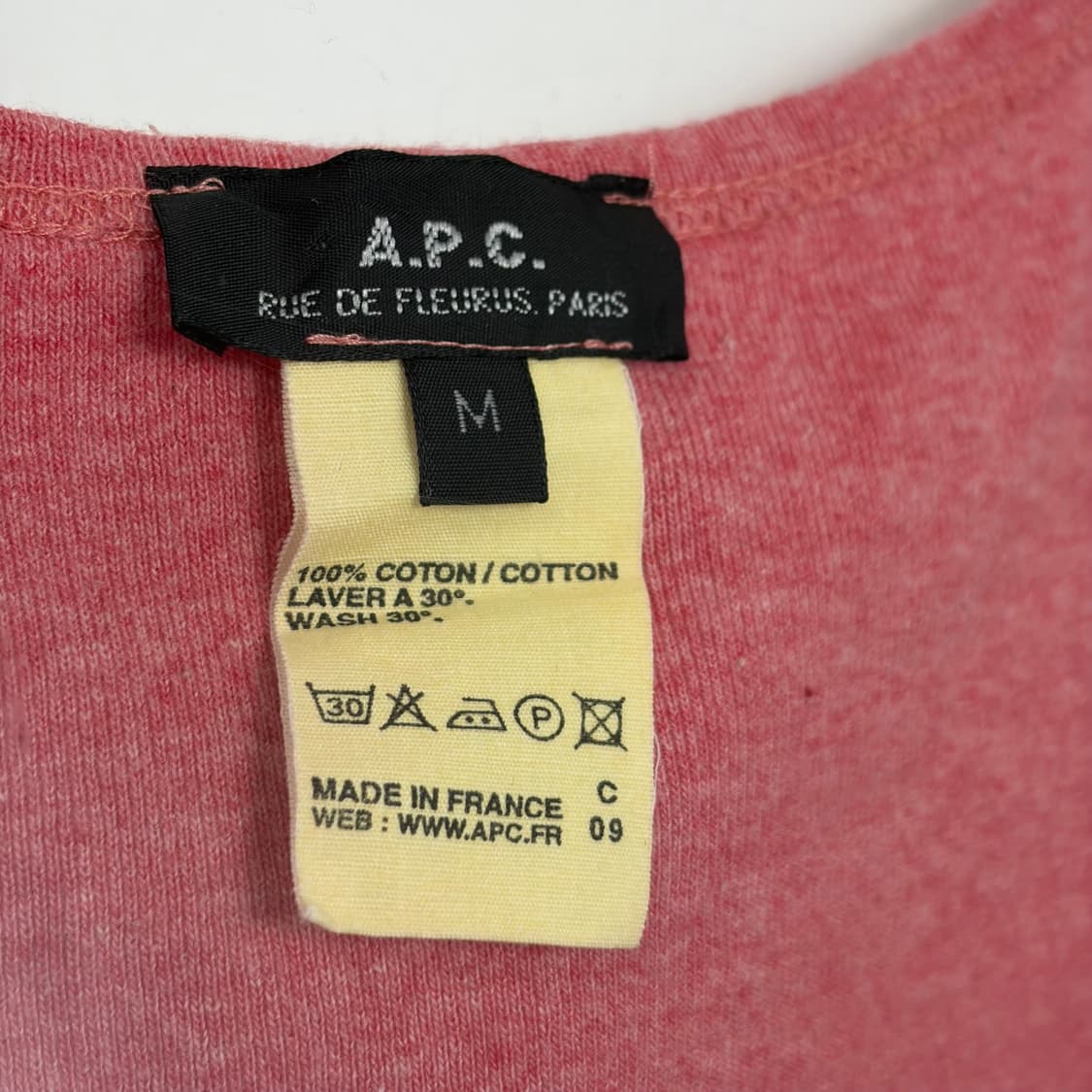 Apc 아페쎄 슬리브리스 나시 민소매 티셔츠 상품이미지2