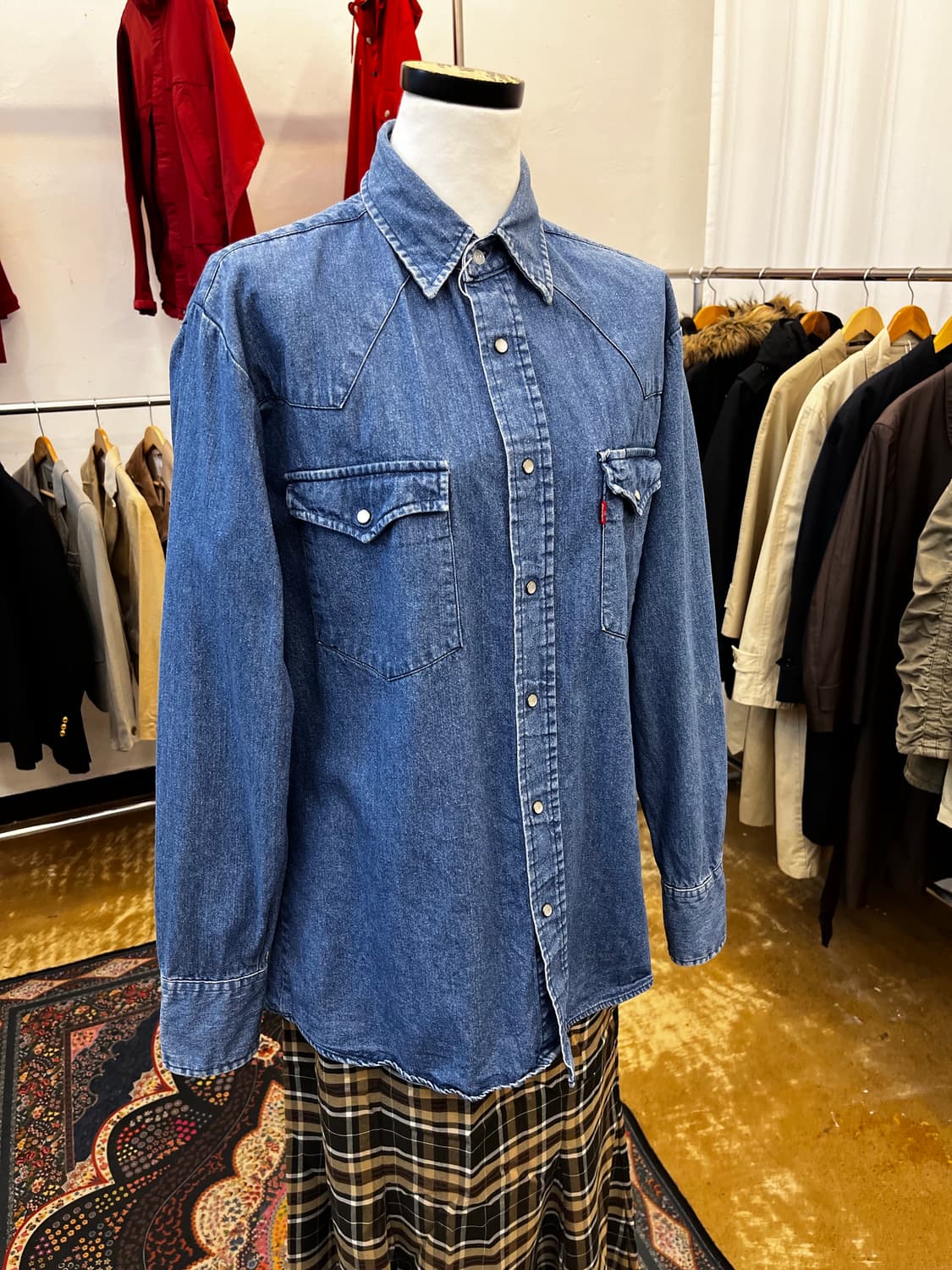 리바이스 웨스턴 데님 셔츠 상품이미지1