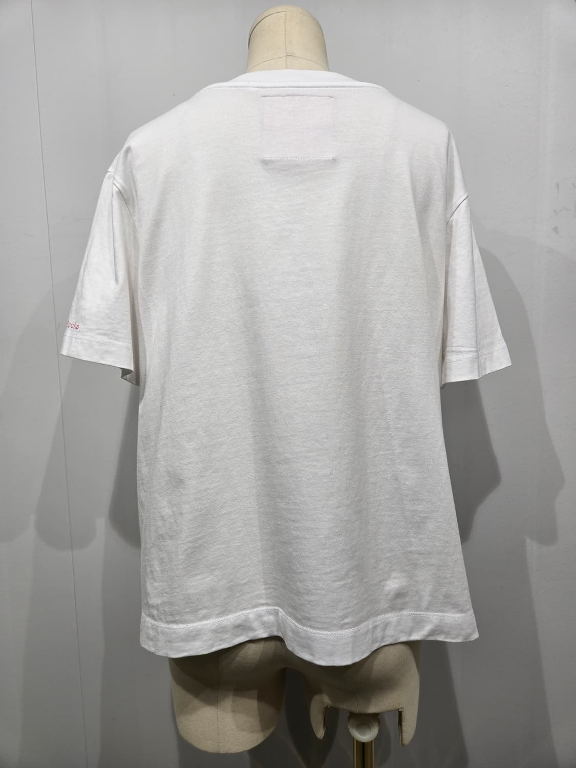 시몬 로샤 플라워 프린팅 티셔츠 화이트 h&m 상품이미지2