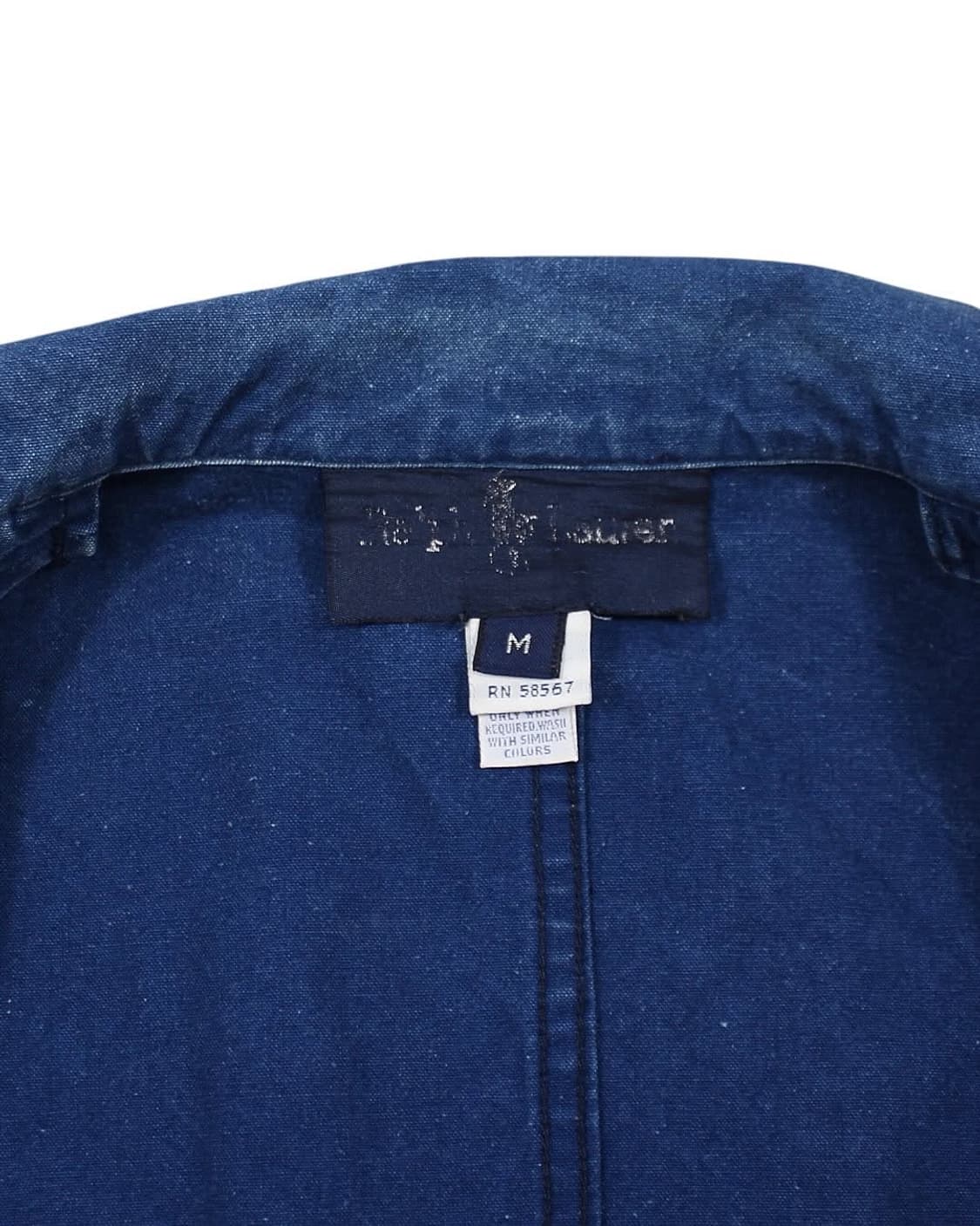 1980s USA 폴로랄프로렌 차이나 인디고 자켓 빈티지 미국제 상품이미지5