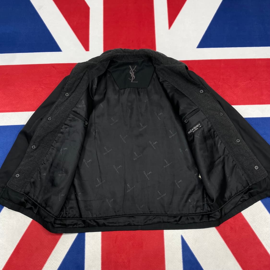 YSL 블루종자켓 95 실측 L  상품이미지2