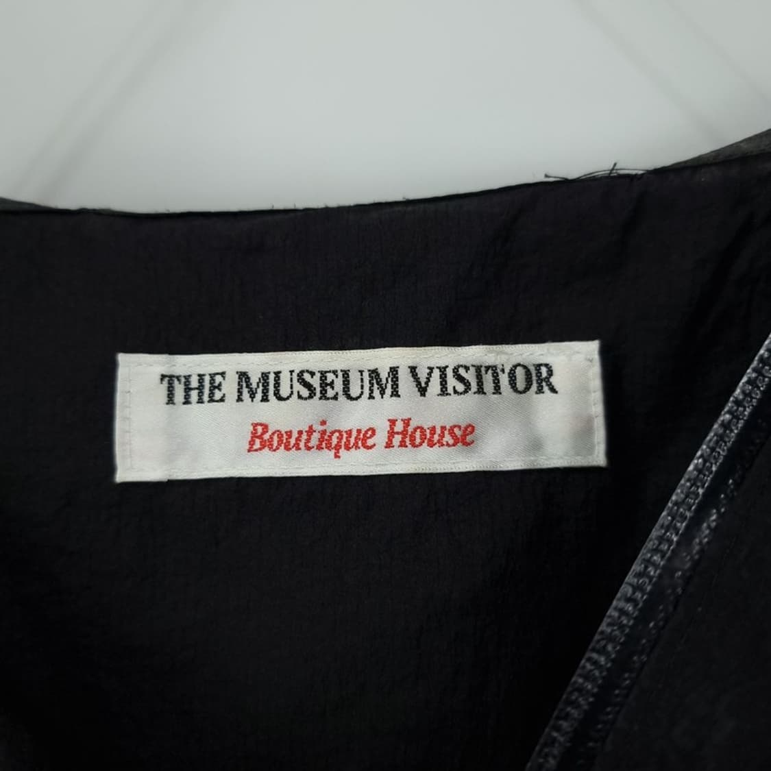 [더뮤지엄비지터] 고프코어 나일론 후드 베스트 조끼 블랙 M16858 상품이미지8