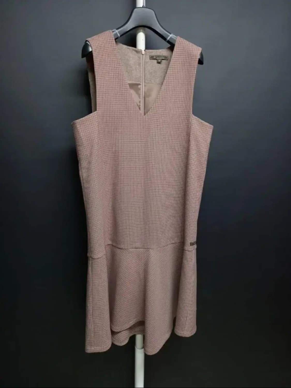 새 써스데이아일랜드 체크 춘추동 롱 원피스 66 상품이미지3