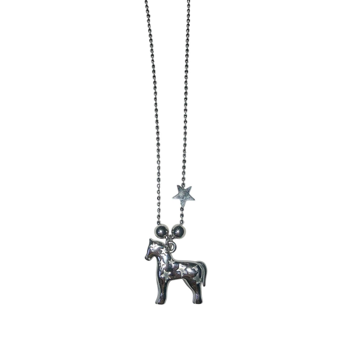 star carved horse necklace 상품이미지2