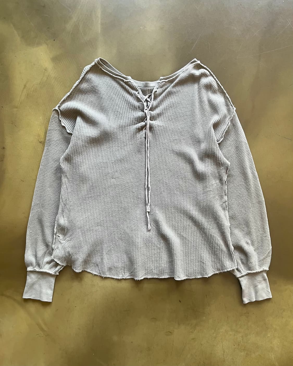 Chico Japanese Lace-up Waffle Knit 상품이미지5