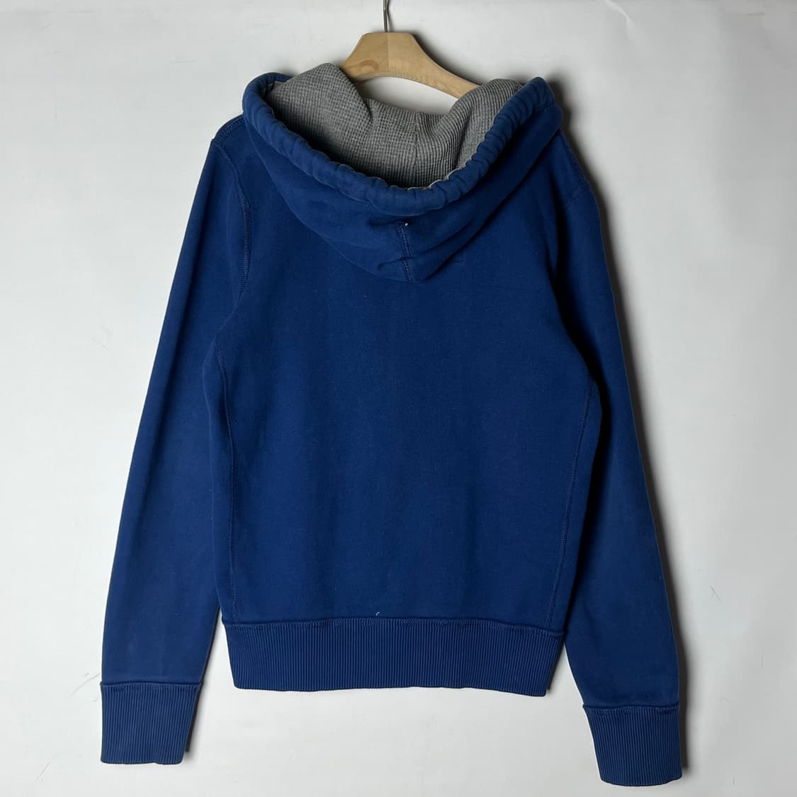 [A&F] 아버크롬비 레터링 자수 후드집업 (블루) 상품이미지2