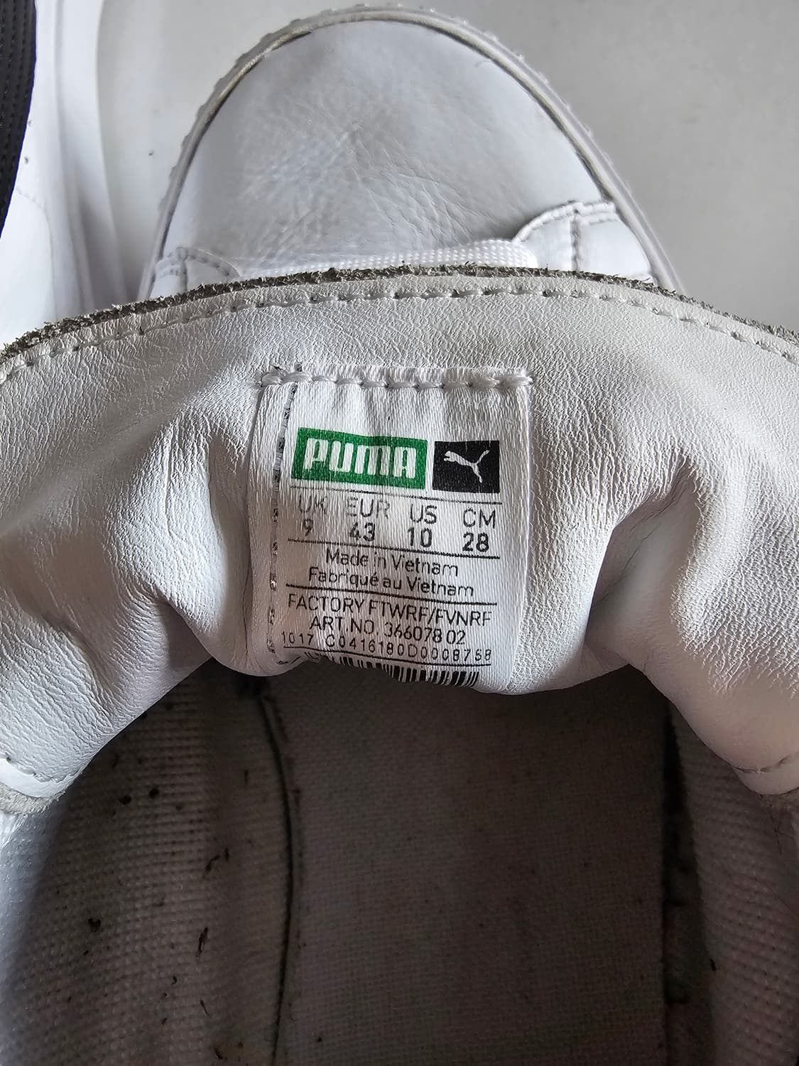 푸마 브레이커 레더 화이트 280 (PUMA Breaker Leather 상품이미지7