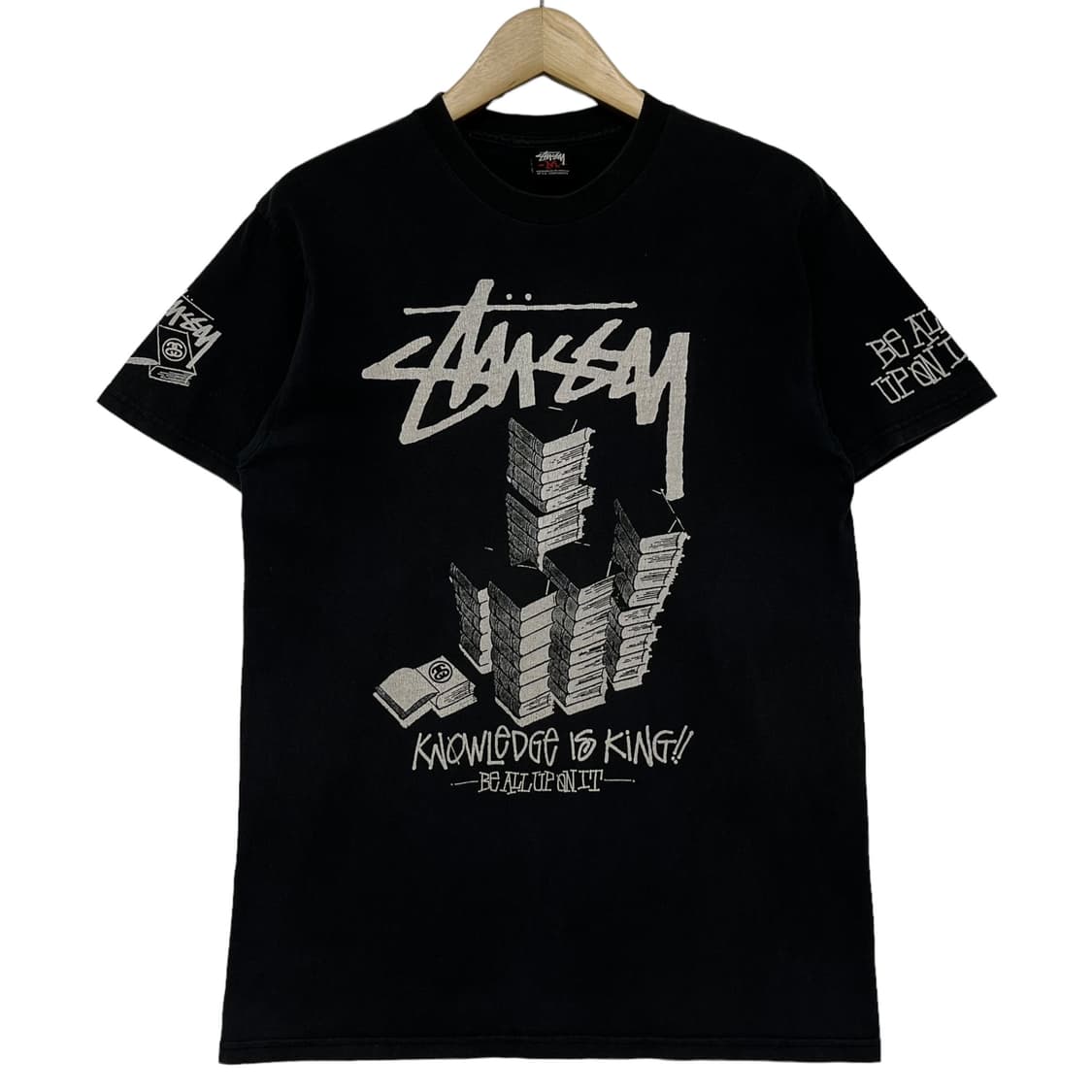 스투시 00s 올드스쿨 knowledge 반팔 티셔츠 상품이미지2