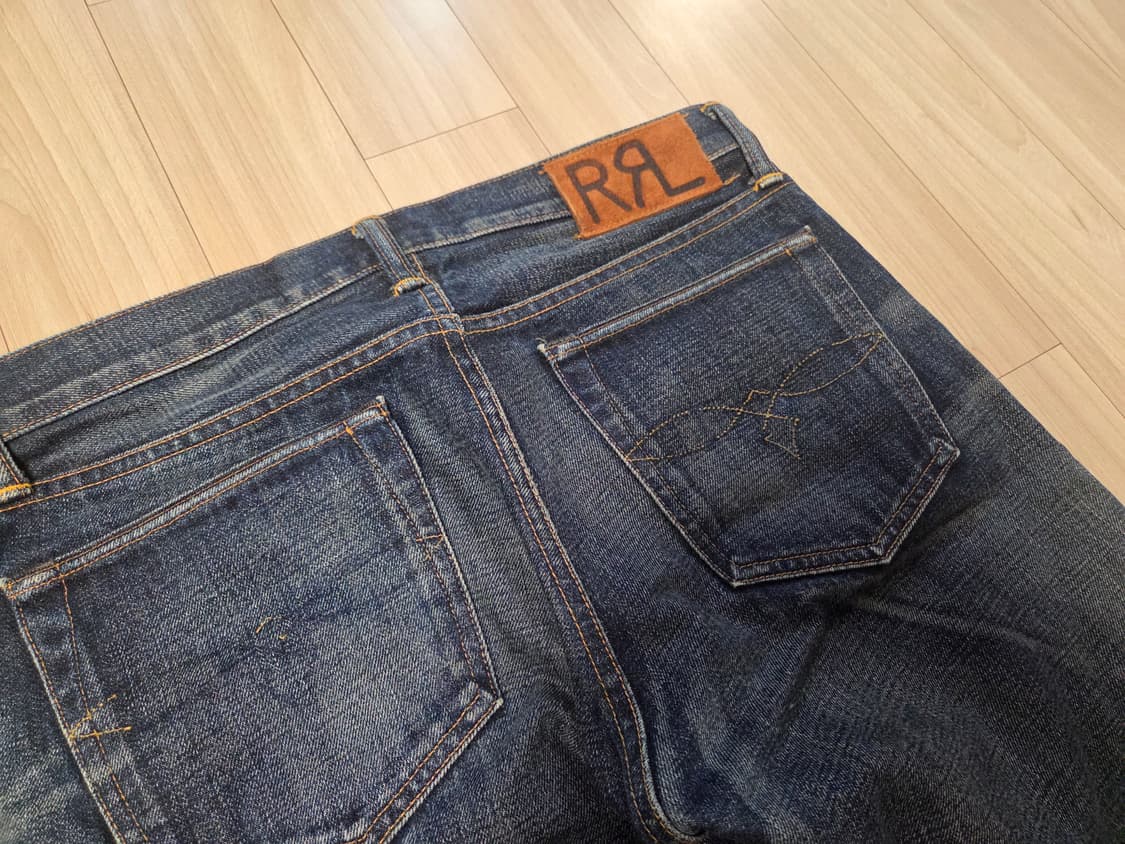 RRL 더블알엘 스트레이트 셀비지 데님 30/32. 상품이미지3