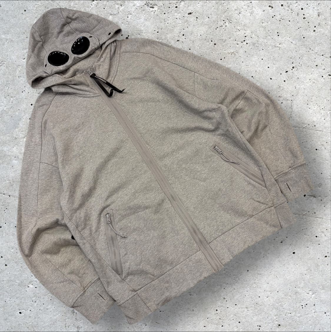 [3XL] 20s CP컴퍼니 고글 스웻 후드집업 그레이 C25 상품이미지1