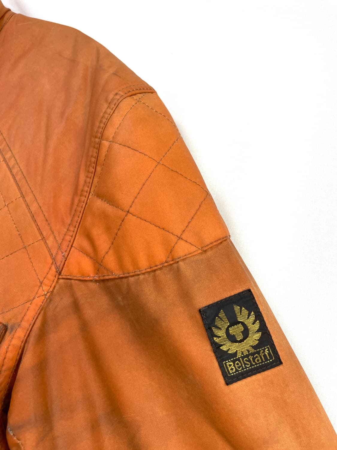 Belstaff 벨스타프 골드라벨 더티 왁스코튼 퀼팅 팬터자켓 L 상품이미지3