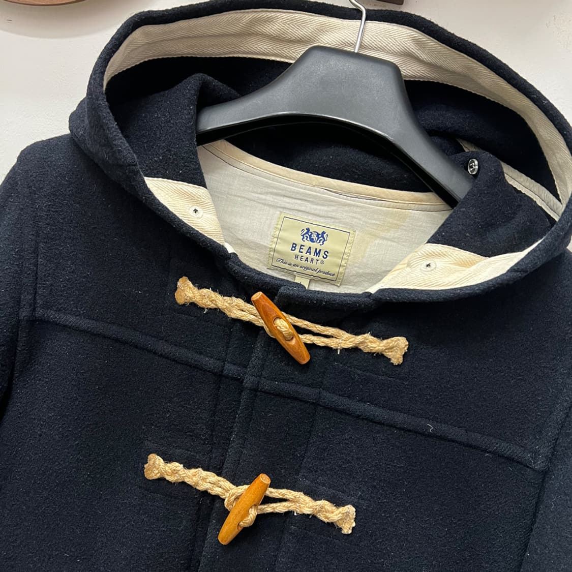 BEAMS 빔즈 빈티지 울 더플 코트 L 상품이미지3